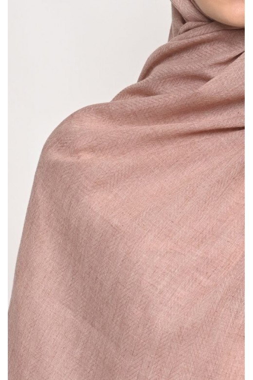 Pasmina Voal Zaffron Jahit Tepi Rosybrown
